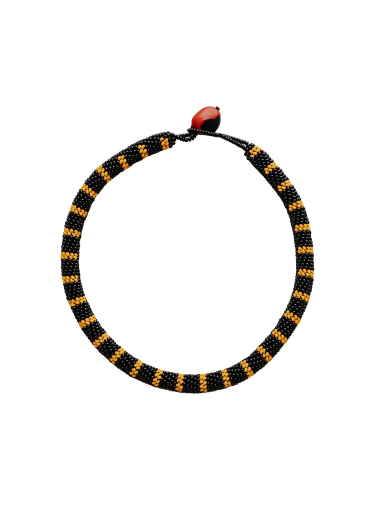 Kaina Necklace - Andean Blackback Coralsnake (Micrurus narduccii)