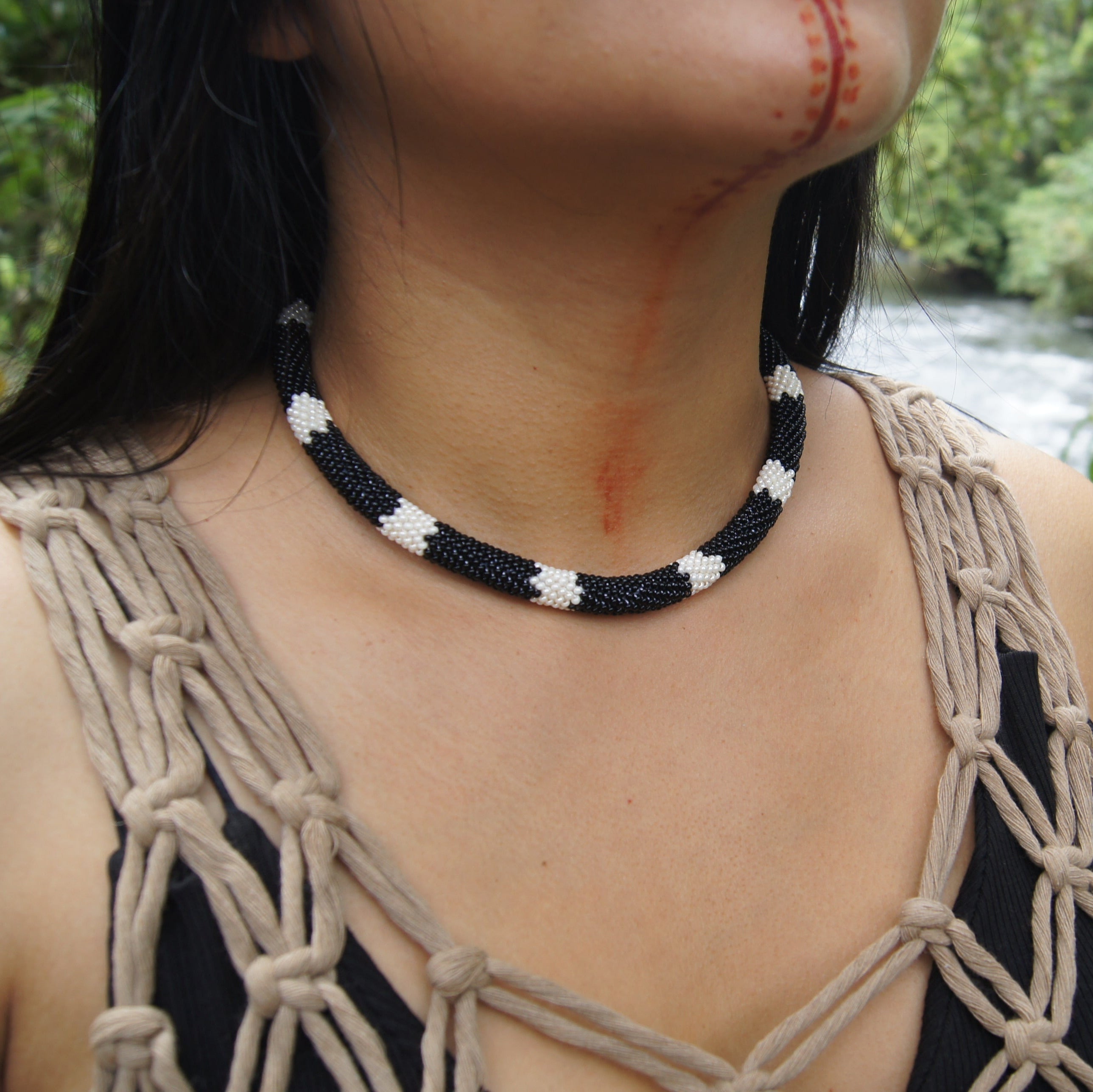 Collar Kaina - serpiente Bandas Calico (Oxyrhopus petola)