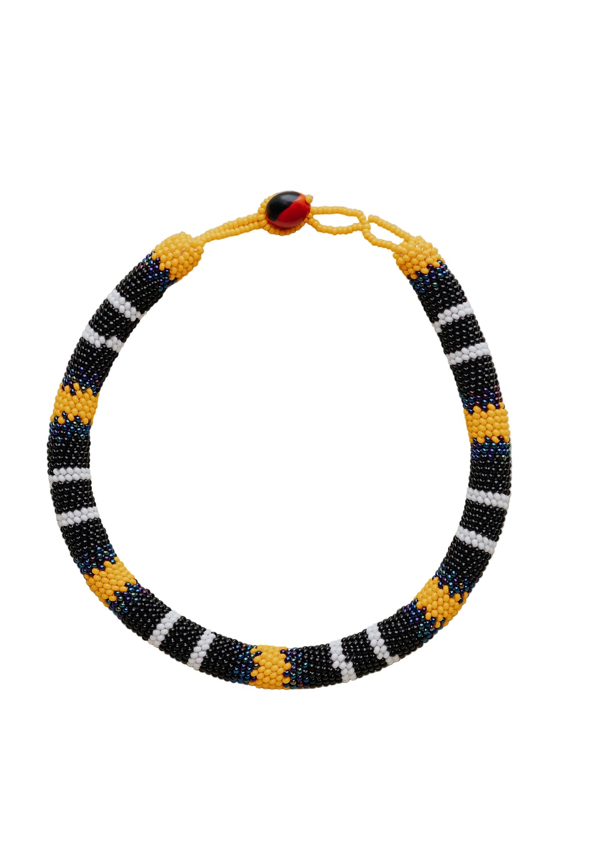 Sisa Necklace - Hemprich’s coral snake (Micrurus hemprichii)