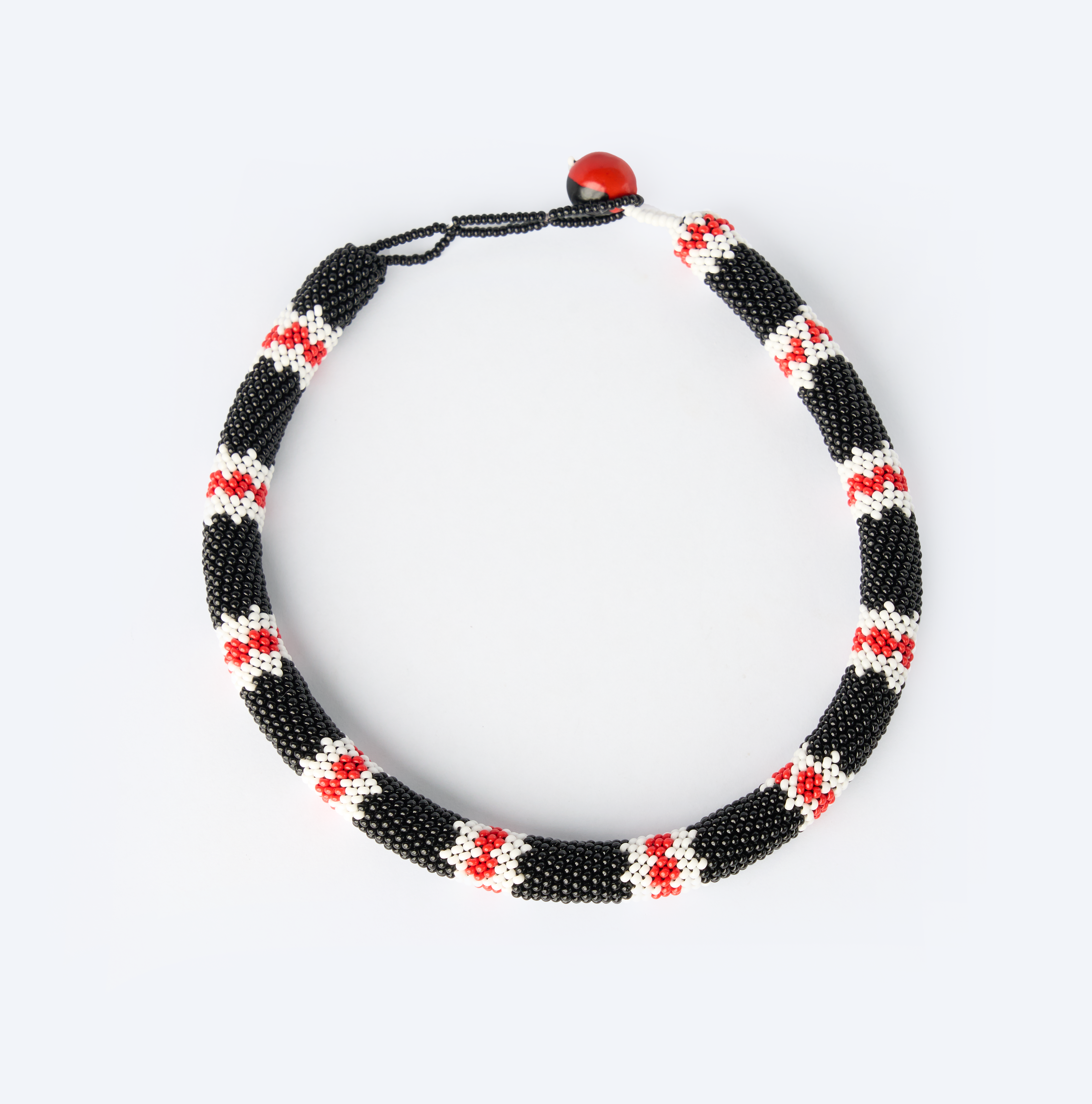 Collar Sisa - Falsa coral anillada amazónica (Rhinobothryum lentiginosum)