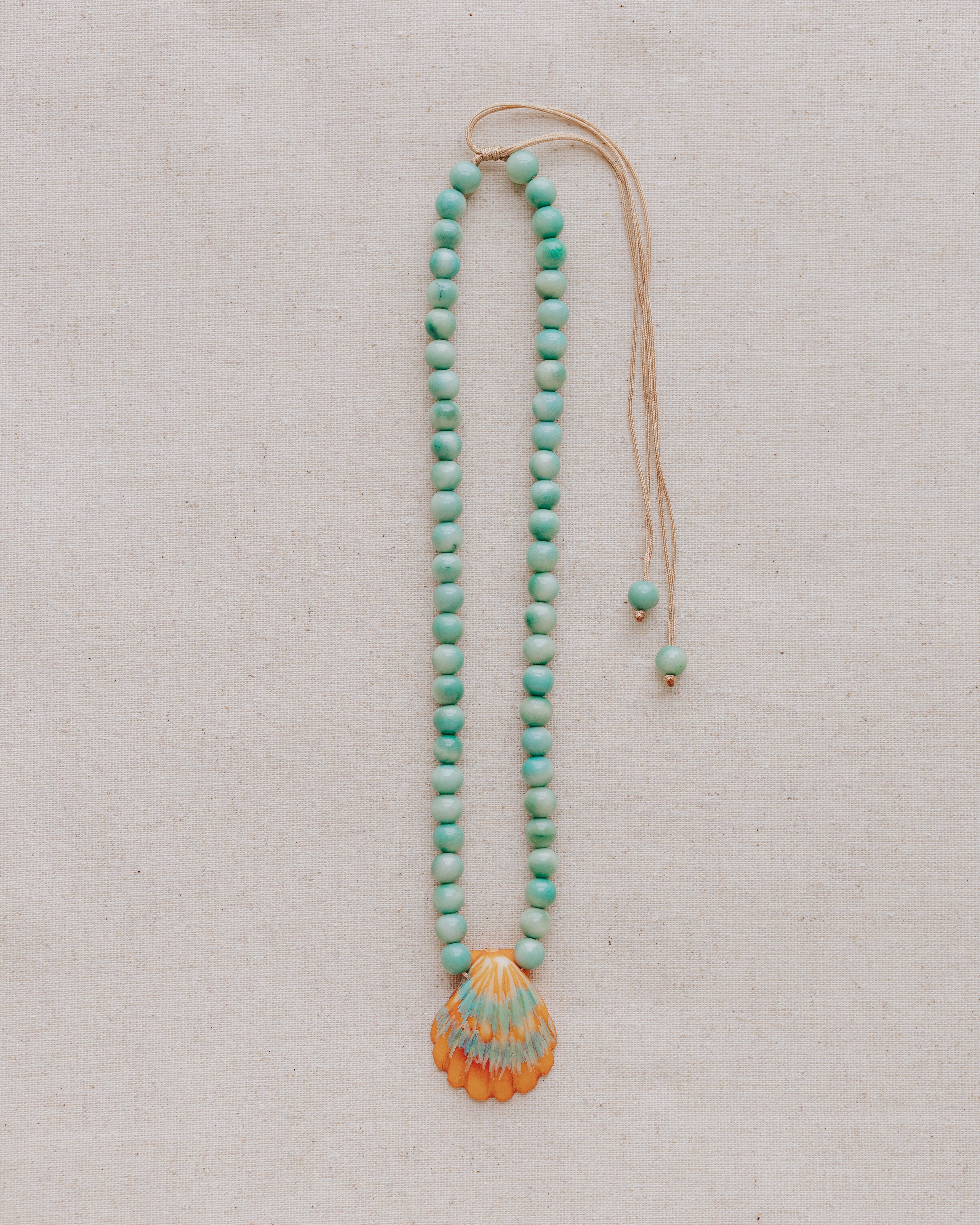 Spondylus Necklace - Aqua
