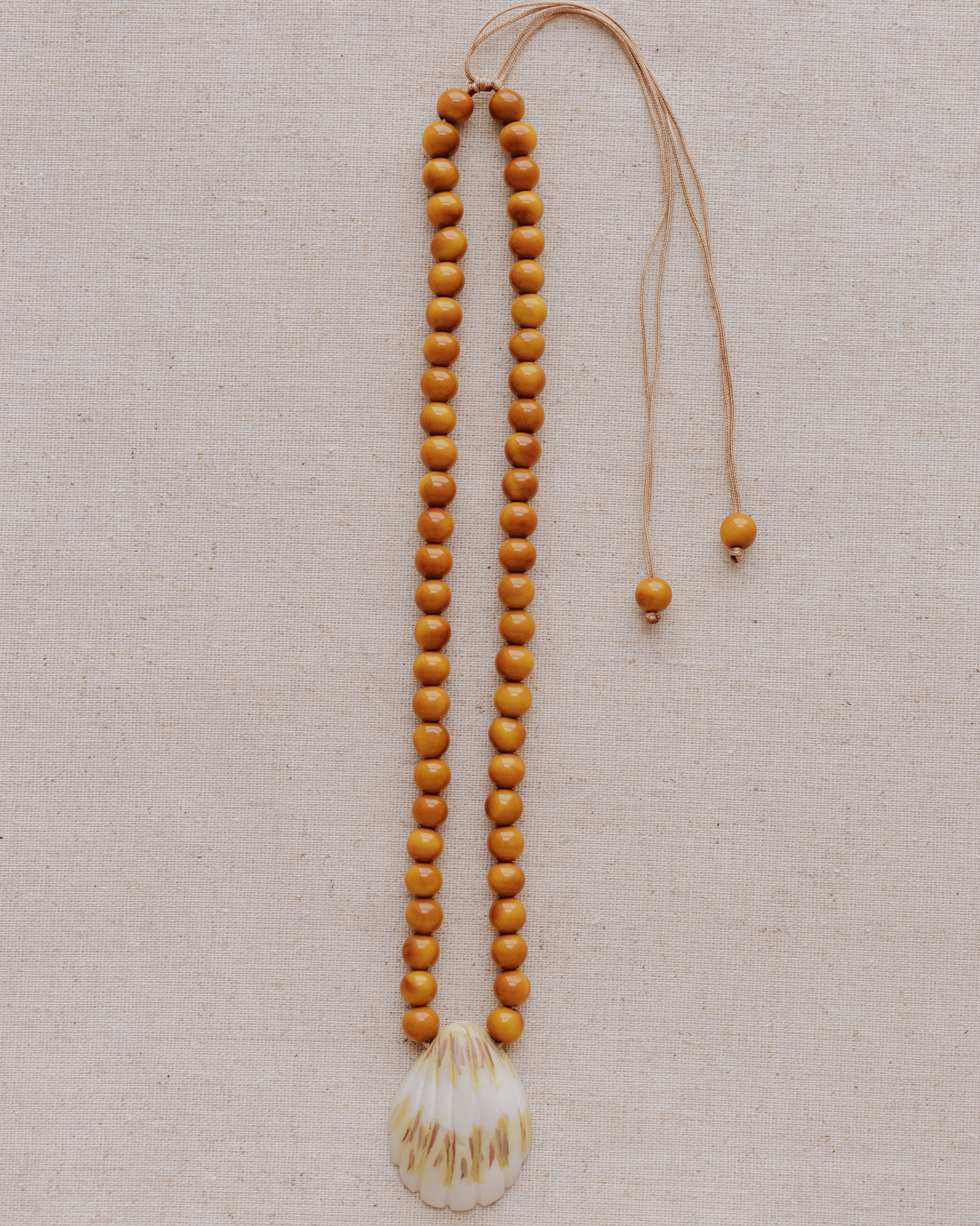 Spondylus Necklace - Mustard