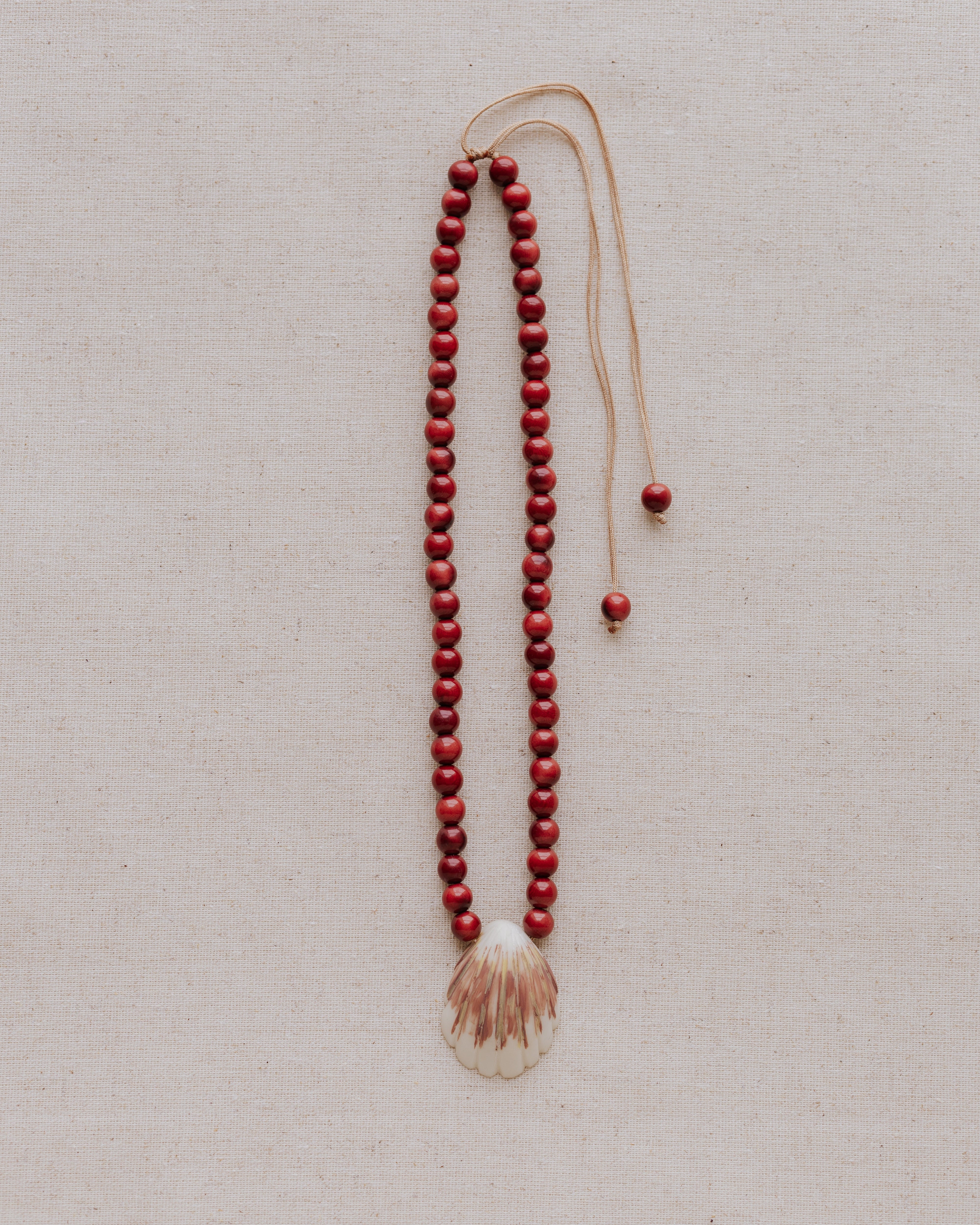 Spondylus Necklace - Wine